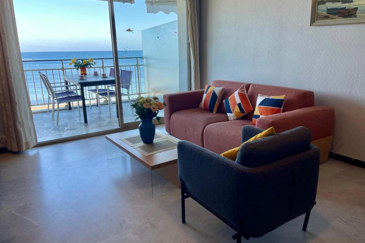 Seafront One Bedroom Apartment With A Terrasse Swimming Pool And A Parking Antibes Exterior foto